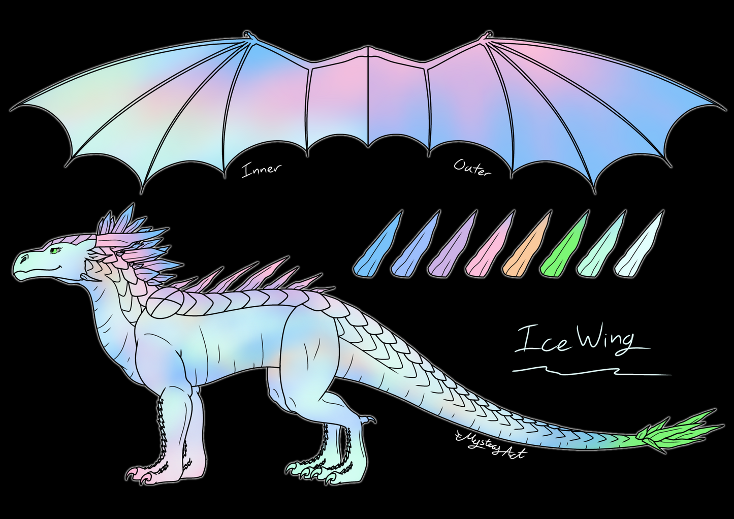 Wings of Fire Crystal IceWing