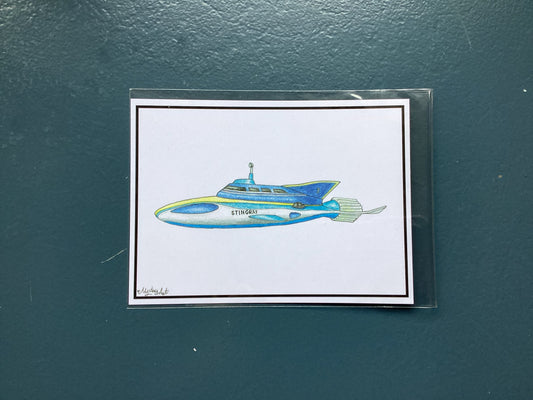 Stingray Mini Print Commission