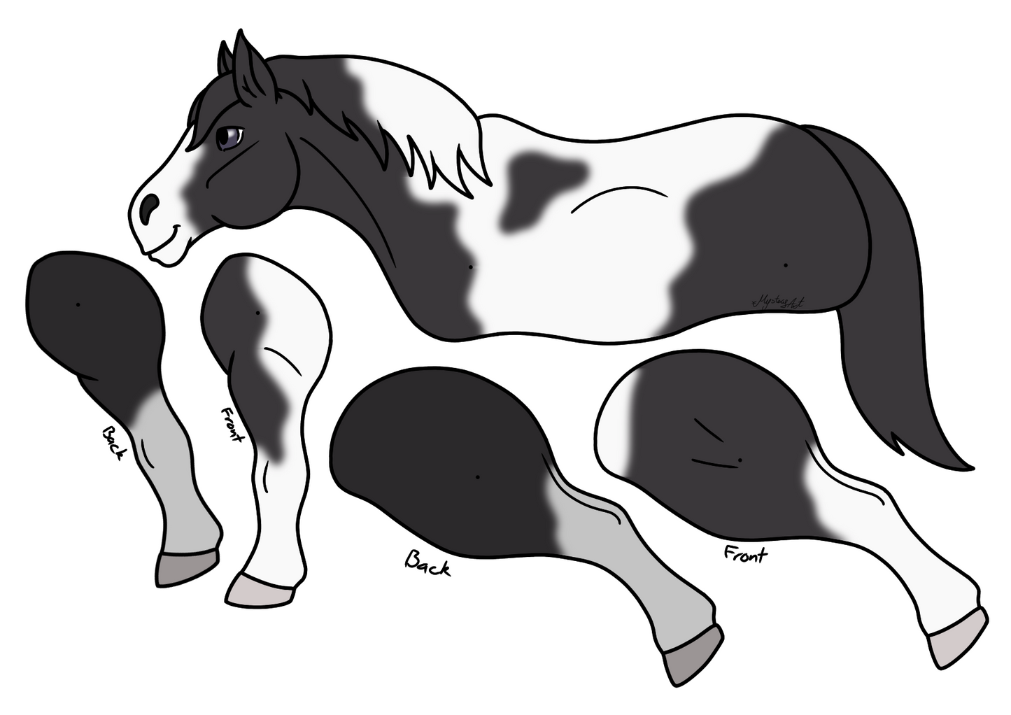 Large Simple Horse Templates